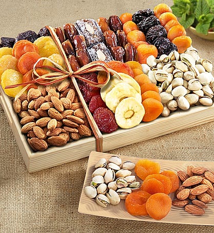 Fruitful Harvest Sympathy Fruit & Nut Crate